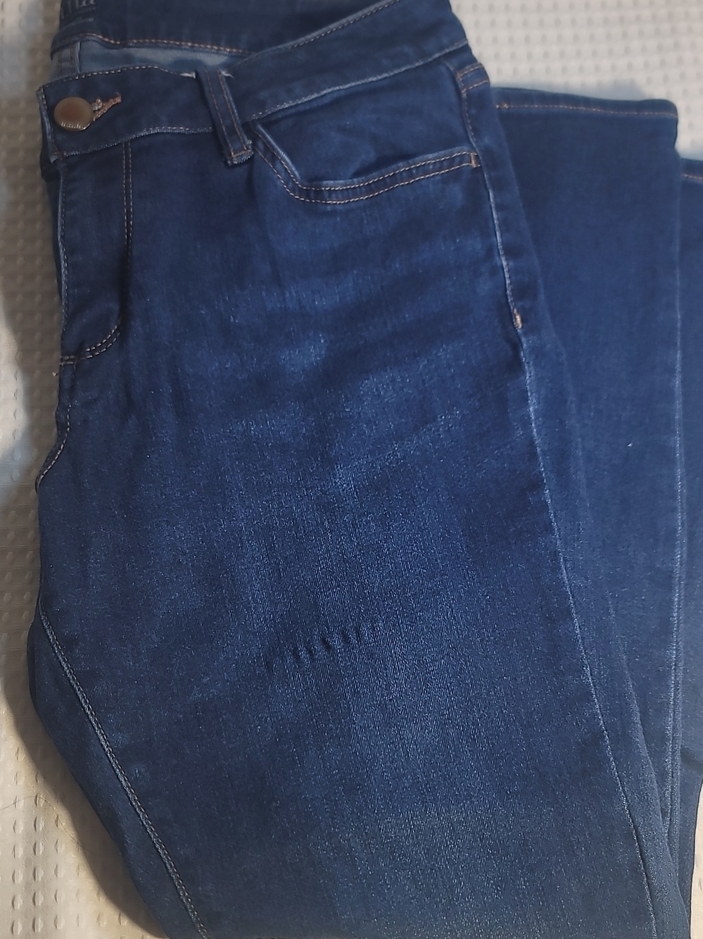 a.n.a Women's Navy Skinny Stretch Jeans